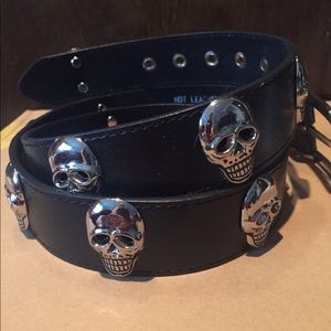 XL Hot Leathers skull belt